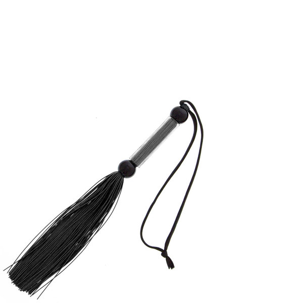 Guilty Pleasure RUBBER WHIP SMALL • Schwarz