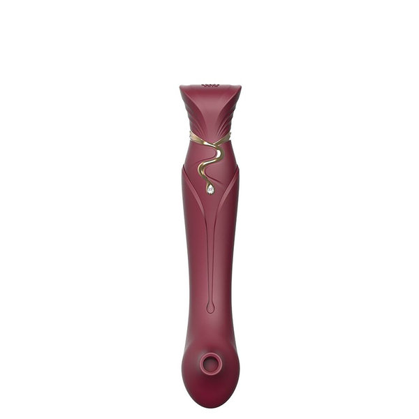 QUEEN  appgesteuerter Luxus-G-Punkt-Vibrator Wine Red