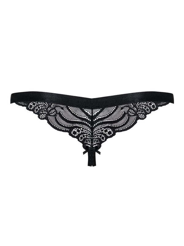 Obsessive 828-THC-1 • Crotchless Thong • Schwarz