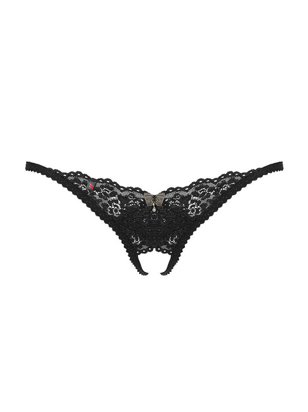 Obsessive 852-THC-1• Crotchless Thong • Schwarz