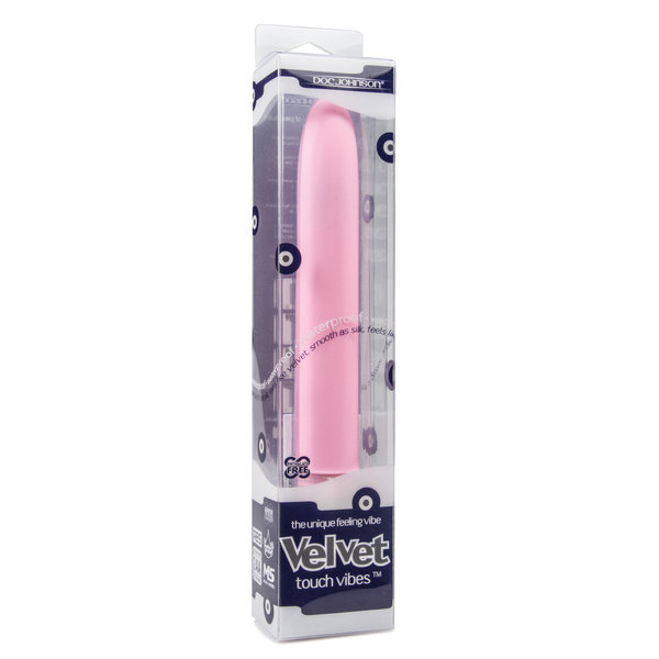 Doc Johnson VELVET TOUCH • Stabvibrator • 18 cm • Pink