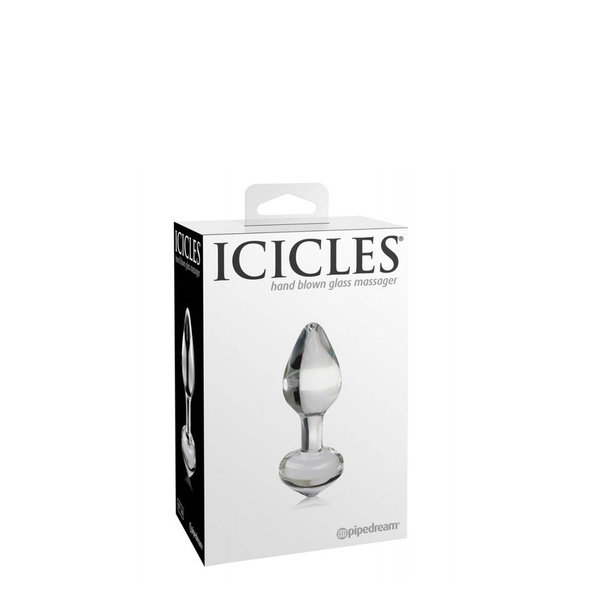 ICICLES No. 44 Glasplug • Transparent