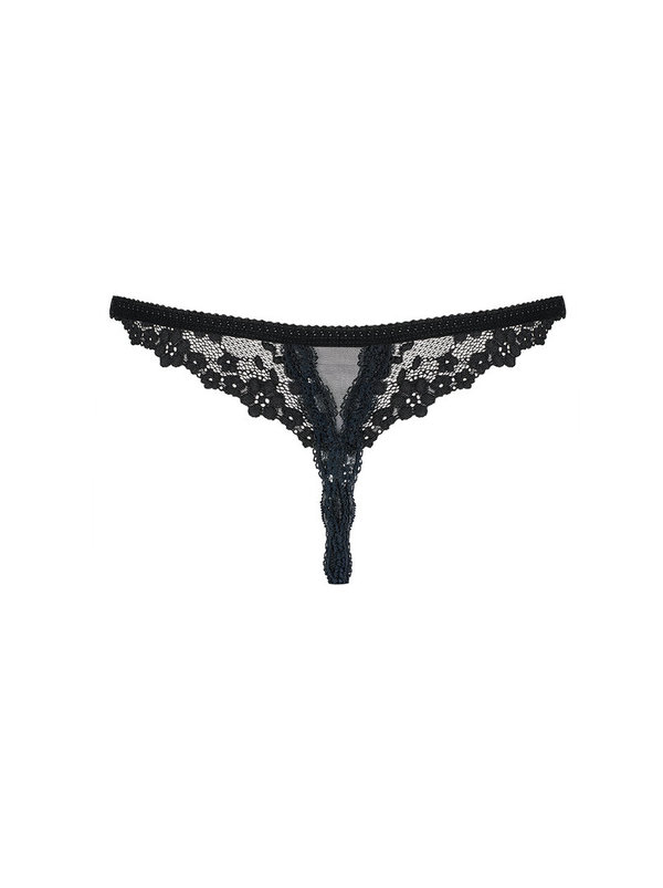 Obsessive LETICA Crotchless Thong Schwarz