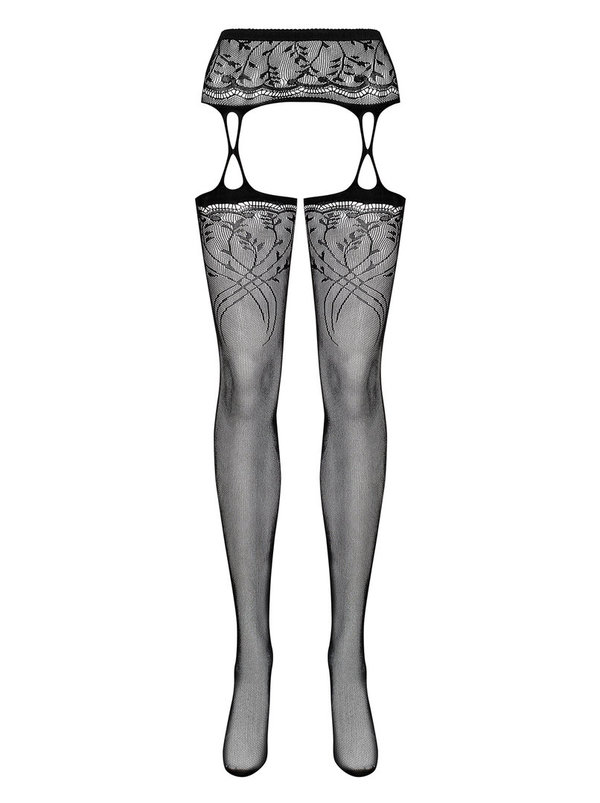 Obsessive S206 • Garter Stockings • Schwarz • S/M/L