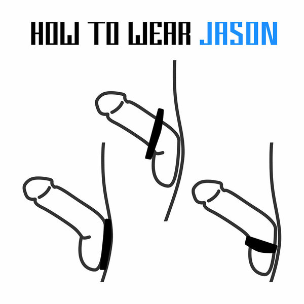 Velv'or Rooster JASON Size Adjustable Firm Strap Design Cock Ring