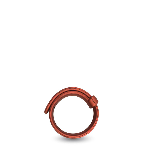 Velv'or Rooster JASON Size Adjustable Firm Strap Design Cock Ring Red