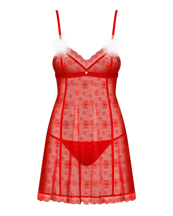 Obsessive CLAUSSICA Babydoll Rot